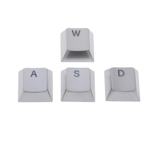Elegante Ersatz-Tastenkappen aus Legierung für mechanische Computer-Tastaturen, 4 Stück von LLHCF