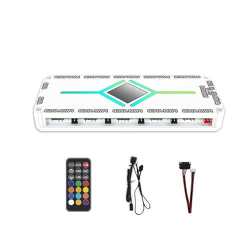 LLHCF 12 Port ARGB und 10 Port Fan Hubs Controller mit Fernbedienung 5V 3Pin für effizienten PC Aufbau LLHCF 12 Port ARGB und 10 Port Fan Hubs Controller mit Fernbedienung 5V 3Pin für effizienten PC Aufbau von LLHCF