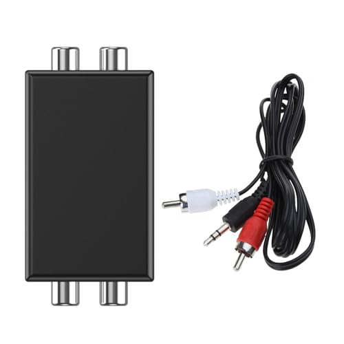 LLHCF 3,5 mm Geräuschfilter Erdungsschleife Geräuschisolator für Autoradio Zuhause 4RCA LLHCF 3,5 mm Geräuschfilter Erdungsschleife Geräuschisolator für Autoradio Zuhause 4RCA von LLHCF