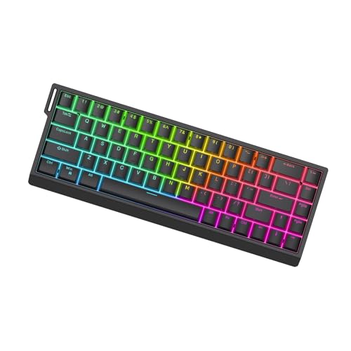 LLHCF HE65 Mechanische Tastaturen, schnelle Aktivierung, Spieltastatur mit farbenfroher Beleuchtung, verbessert die Haltbarkeit für effizientes Arbeiten LLHCF HE65 Mechanische Tastaturen, schnelle Aktivierung, Spieltastatur mit farbenfroher Beleuchtung, verbessert die Haltbarkeit für effizientes Arbeiten von LLHCF