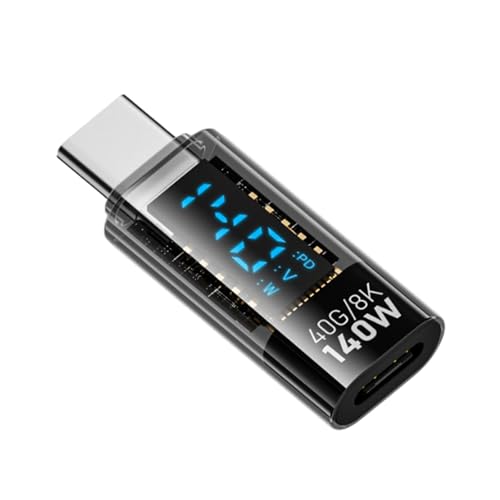 LLHCF USB-Buchse auf USB-Stecker, praktisches 140-W-Schnellladegerät und 40 Mbit/s Datenübertragung, USB-Verlängerung von LLHCF