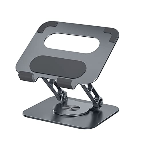 LLHCF Verstellbarer Tablet-Ständer mit 360° drehbarer Basis, ergonomischer Aluminium-Tablet-Halter, faltbares Pad LLHCF Verstellbarer Tablet-Ständer mit 360° drehbarer Basis, ergonomischer Aluminium-Tablet-Halter, faltbares Pad von LLHCF