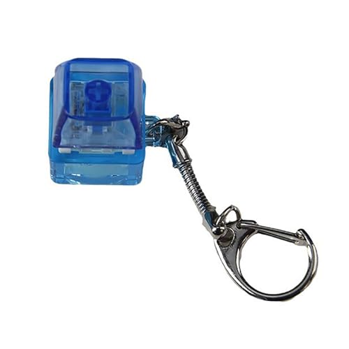 1 x Mechanische Tastatur-Schalter-Tester, Schlüsselanhänger, Spielzeug, Stressabbau-Werkzeug mit LED-Licht, 1 Taste 1 x Mechanische Tastatur-Schalter-Tester, Schlüsselanhänger, Spielzeug, Stressabbau-Werkzeug mit LED-Licht, 1 Taste von LLINthy