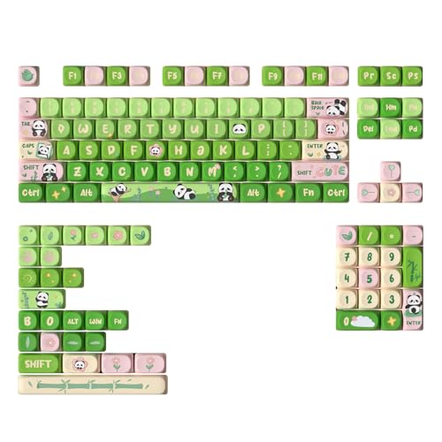 131 Tastenkappen mit Süßigkeitenbär-Motiv für mechanische Tastaturen und Gaming-Einstellungen, Personalisierung von LLINthy