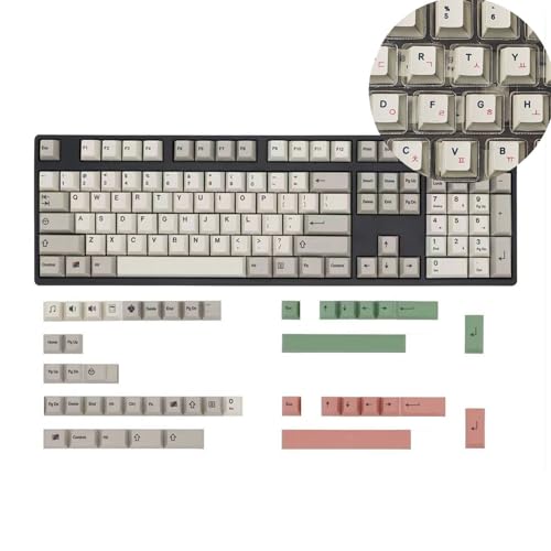 149 Tasten Hintergrundbeleuchtung Tastenkappen Retro 9009 Englisch/Koreanisch/Japanisch/Russisch Tastenkappe für mechanische Tastaturen bieten Langlebigkeit 149 Tasten Hintergrundbeleuchtung Tastenkappen Retro 9009 Englisch/Koreanisch/Japanisch/Russisch Tastenkappe für mechanische Tastaturen bieten Langlebigkeit von LLINthy
