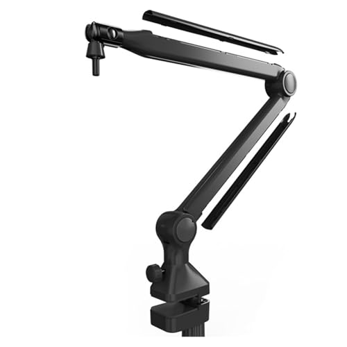 Drehbarer Mikrofonhalter, höhenverstellbar, Galgenarm, Halterung, Mikrofon, Schreibtisch, Tischständer, faltbare Scherenhalterung Drehbarer Mikrofonhalter, höhenverstellbar, Galgenarm, Halterung, Mikrofon, Schreibtisch, Tischständer, faltbare Scherenhalterung von LLINthy