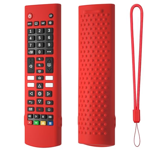 Ergonomische Silikonhülle für AKB76040302 Fernbedienung, rutschfeste Textur-Oberflächen für sichere Handhabung, vollständige Abdeckung Ergonomische Silikonhülle für AKB76040302 Fernbedienung, rutschfeste Textur-Oberflächen für sichere Handhabung, vollständige Abdeckung von LLINthy