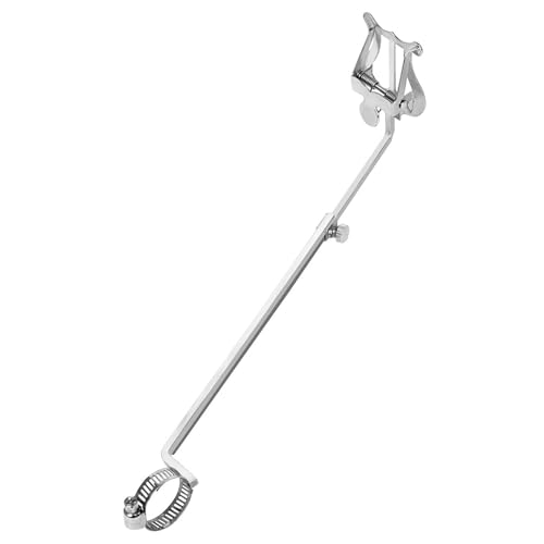 Flötenständer Marschings Lyre Noten-Klammer Instrument Flöte Notenständer Notenheft Klemmen Flöte Lyre Notenständer Notenständer Notenständer Notenhalter von LLINthy
