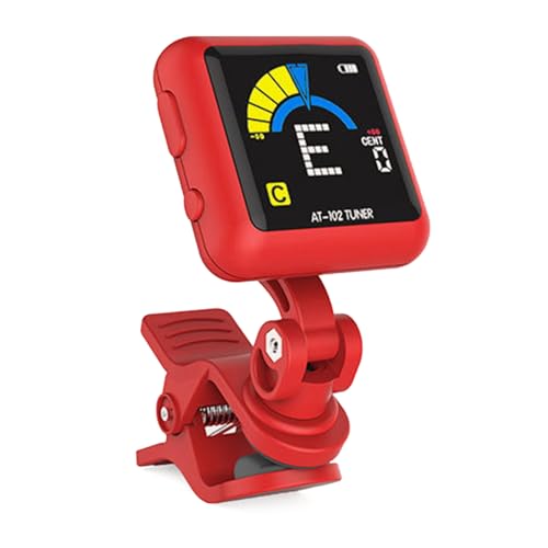 Gitarren-Stimmgerät, professionelles Clip-On-Stimmgerät mit klarem LCD-Display, wiederaufladbar, digital, elektronisches Stimmgerät, Gitarrenzubehör Gitarren-Stimmgerät, professionelles Clip-On-Stimmgerät mit klarem LCD-Display, wiederaufladbar, digital, elektronisches Stimmgerät, Gitarrenzubehör von LLINthy