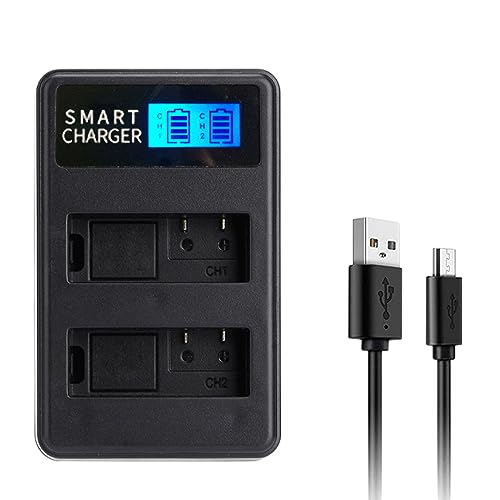 Kompakte NPW126 LCD-Doppelschlitz-USB-Ladestation für FinePix HS30 HS30EXR HS33EXR Kamera-Akku Kompakte NPW126 LCD-Doppelschlitz-USB-Ladestation für FinePix HS30 HS30EXR HS33EXR Kamera-Akku von LLINthy
