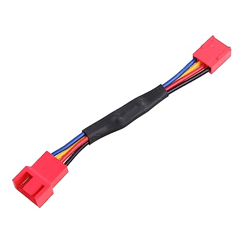 LLINthy 12 cm (4,72 Zoll) Computer 4-poliger GPU-CPU-Kühler Lüfter PWM Verzögerung Stromkabel Temperaturregelung Geschwindigkeit Drop Wire von LLINthy