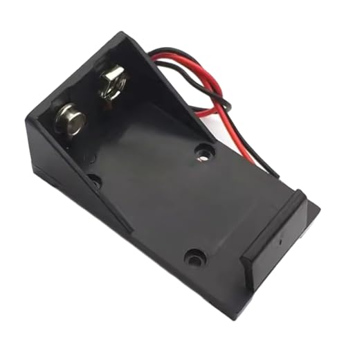 LLINthy 2 x praktische 9-V-Batterie-Clip-Halterung, Power-Lösung, leere Batterie-Aufbewahrungsbox ohne Projekt LLINthy 2 x praktische 9-V-Batterie-Clip-Halterung, Power-Lösung, leere Batterie-Aufbewahrungsbox ohne Projekt von LLINthy