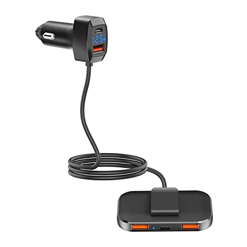 LLINthy 31 W Schnelllade-USB-Auto-Telefon mit 5 Anschlüssen und Display-Verlängerung PD Typ C Auto LLINthy 31 W Schnelllade-USB-Auto-Telefon mit 5 Anschlüssen und Display-Verlängerung PD Typ C Auto von LLINthy