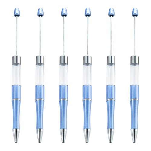 LLINthy 6 Stück Perlenstift, 1,0 mm, Perlenstift, glattes Schreiben, Schreibwarenstift, Perlenstift von LLINthy