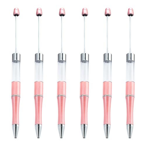 LLINthy 6 Stück Perlenstift, 1,0 mm, Perlenstift, glattes Schreiben, Schreibwarenstift, Perlenstift von LLINthy