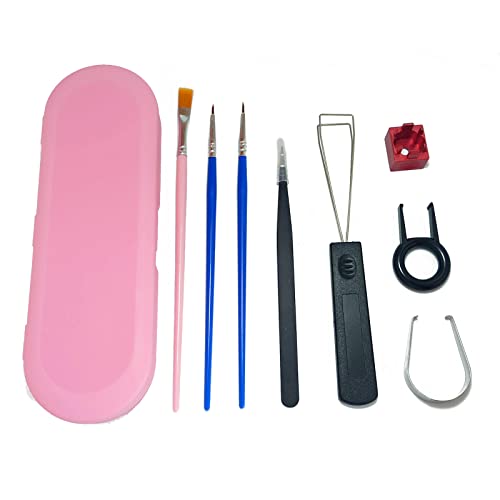 LLINthy 9 Stück/Packung Öffner Schmierstation Tastatur zum Entfernen von Tastenkappen Abzieher für mechanische Tastatur LLINthy 9 Stück/Packung Öffner Schmierstation Tastatur zum Entfernen von Tastenkappen Abzieher für mechanische Tastatur von LLINthy
