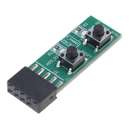 LLINthy Computer-Adapter, PCB-Motherboards, 2 x 5-polig, ResetPower-Schalter, Testplatine für Desktop-PC LLINthy Computer-Adapter, PCB-Motherboards, 2 x 5-polig, ResetPower-Schalter, Testplatine für Desktop-PC von LLINthy