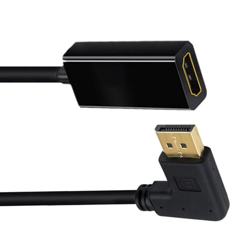 LLINthy DisplayPort-auf-HDTV-Adapter-Konverter, DisplayPort-Stecker auf HDTV-Buchse, Anschlusskabel für Computer-Konverter LLINthy DisplayPort-auf-HDTV-Adapter-Konverter, DisplayPort-Stecker auf HDTV-Buchse, Anschlusskabel für Computer-Konverter von LLINthy
