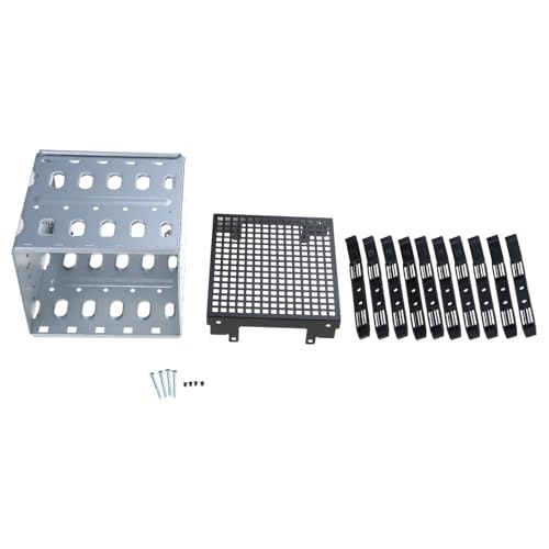 LLINthy Festplattenkäfig für Käfig mit Lüfter für Computer 13,3 cm bis 8,9 cm großer Platz LLINthy Festplattenkäfig für Käfig mit Lüfter für Computer 13,3 cm bis 8,9 cm großer Platz von LLINthy