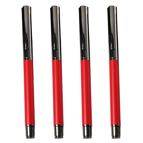 LLINthy Gelschreiber, Unterschriften, glattes Schreiben, Schreibwaren-Stift, neutraler Stift, Metallstift, Schulbedarf, 0,5 mm, 4 Stück LLINthy Gelschreiber, Unterschriften, glattes Schreiben, Schreibwaren-Stift, neutraler Stift, Metallstift, Schulbedarf, 0,5 mm, 4 Stück von LLINthy