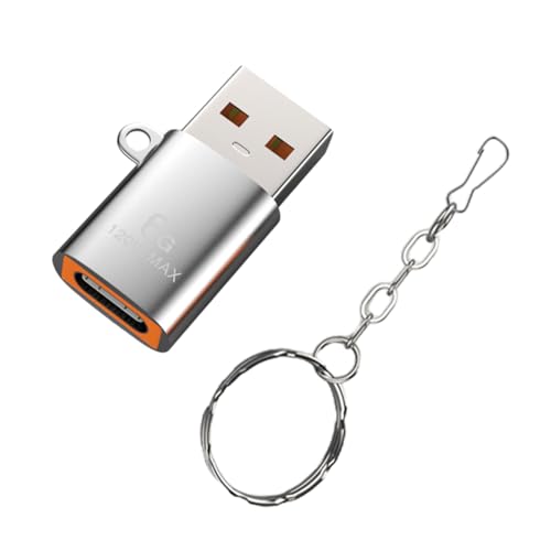 LLINthy Hochgeschwindigkeits-Adapter, 120 W, USB-C-Buchse auf USB-A-Stecker, Adapter für elektronische Geräte, Datenübertragung LLINthy Hochgeschwindigkeits-Adapter, 120 W, USB-C-Buchse auf USB-A-Stecker, Adapter für elektronische Geräte, Datenübertragung von LLINthy