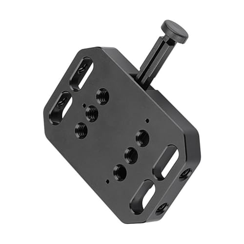 LLINthy Leichte V-Halterungsplatte aus Aluminiumlegierung, V-Lock-Batteriehalterung für mehr Fotoshootings, Schwarz LLINthy Leichte V-Halterungsplatte aus Aluminiumlegierung, V-Lock-Batteriehalterung für mehr Fotoshootings, Schwarz von LLINthy