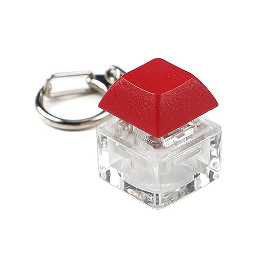 LLINthy Mechanisches Tastatur-Tester, Schlüsselanhänger, Tastaturschalter, Test, Stressabbau, Spielzeug, transparent LLINthy Mechanisches Tastatur-Tester, Schlüsselanhänger, Tastaturschalter, Test, Stressabbau, Spielzeug, transparent von LLINthy