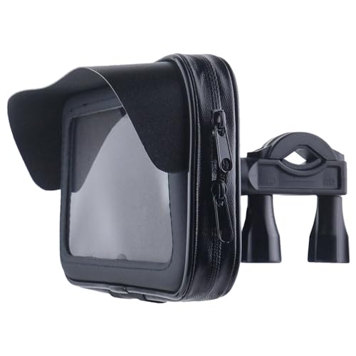 LLINthy Motorrad-Lenkerhalterung, Handyhalterung, Motorrad-Telefon mit Sonnenblende, Regen, 360 Grad drehbar LLINthy Motorrad-Lenkerhalterung, Handyhalterung, Motorrad-Telefon mit Sonnenblende, Regen, 360 Grad drehbar von LLINthy