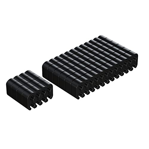 LLINthy PVC-Klemme, Kabel-Clip, Kommode für 2,5–3,2 mm PC-Netzkabel, Verkabelung, 8/24-polig, Computerkabel-Manager LLINthy PVC-Klemme, Kabel-Clip, Kommode für 2,5–3,2 mm PC-Netzkabel, Verkabelung, 8/24-polig, Computerkabel-Manager von LLINthy