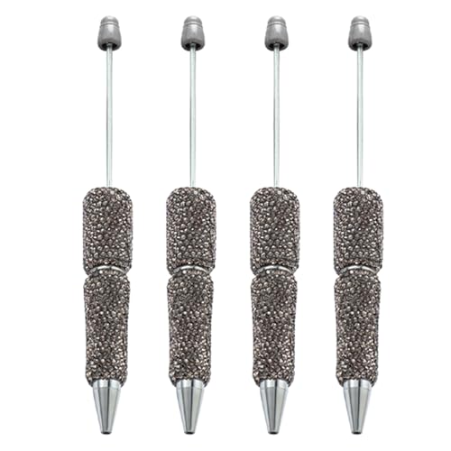 LLINthy Perlenstift, 1,0 mm, Perlenstift, Strasssteine, glattes Schreiben, Schule, Bürobedarf, 4 Stück von LLINthy