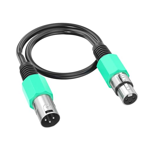 LLINthy Professionelles Kabel mit 3-poligem Stecker auf Buchse, für Mikrofon, Lautsprecher, Soundkonsolen, Verstärker, Mischpult, 3-polige Kabelanschlüsse LLINthy Professionelles Kabel mit 3-poligem Stecker auf Buchse, für Mikrofon, Lautsprecher, Soundkonsolen, Verstärker, Mischpult, 3-polige Kabelanschlüsse von LLINthy