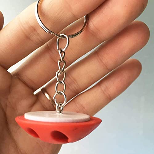 LLINthy Schlüsselanhänger, 220 x geteilte Ringe für Schlüsselanhänger mit Kette und Biegeringe Schraubösen Metallringe mit offenem Biegering rund für Schlüsselringe Kit von LLINthy