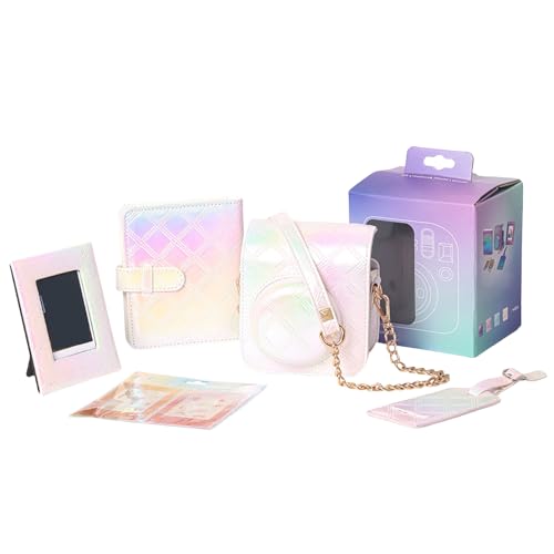 LLINthy Stilvolle Kameratasche für Kamera-Halterung, Schultertasche mit Foto-Display-Album und verstellbarem Schultergurt LLINthy Stilvolle Kameratasche für Kamera-Halterung, Schultertasche mit Foto-Display-Album und verstellbarem Schultergurt von LLINthy