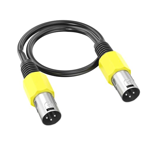 LLINthy Studio 3-poliges Mikrofon-Verlängerungskabel, Stecker auf Stecker, Hörkabel für Beschallungssysteme LLINthy Studio 3-poliges Mikrofon-Verlängerungskabel, Stecker auf Stecker, Hörkabel für Beschallungssysteme von LLINthy