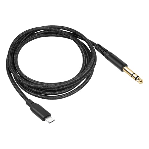 LLINthy USB C auf 6,35 mm Stereo-Kabel Typ C auf 6,35 mm Adapterkabel für Verstärker, Mischpulte, Lautsprecher LLINthy USB C auf 6,35 mm Stereo-Kabel Typ C auf 6,35 mm Adapterkabel für Verstärker, Mischpulte, Lautsprecher von LLINthy