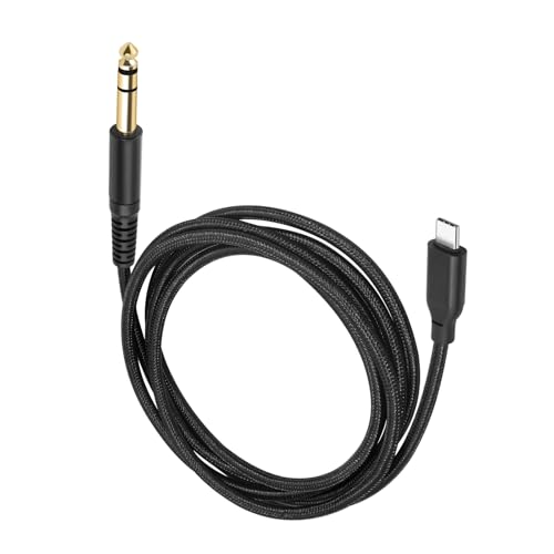 LLINthy USB C auf 6,35 mm Stereo-Kabel Typ C auf 6,35 mm Adapterkabel für Verstärker, Mischpulte, Lautsprecher LLINthy USB C auf 6,35 mm Stereo-Kabel Typ C auf 6,35 mm Adapterkabel für Verstärker, Mischpulte, Lautsprecher von LLINthy