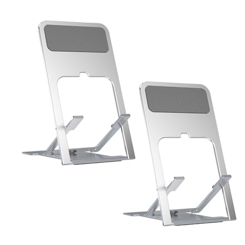 LLINthy Verstellbarer Desktop-Ständer für Tablets und Smartphones, langlebig, Tablet-Halterung, faltbar, 2 Stück LLINthy Verstellbarer Desktop-Ständer für Tablets und Smartphones, langlebig, Tablet-Halterung, faltbar, 2 Stück von LLINthy
