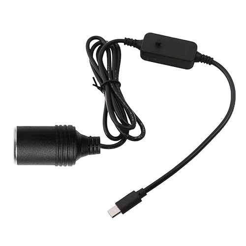 LLINthy Verstellbarer Kfz-Typ-C-auf-Adapter-Ladeanschluss 5V9V12V15V20V3A verstellbar LLINthy Verstellbarer Kfz-Typ-C-auf-Adapter-Ladeanschluss 5V9V12V15V20V3A verstellbar von LLINthy