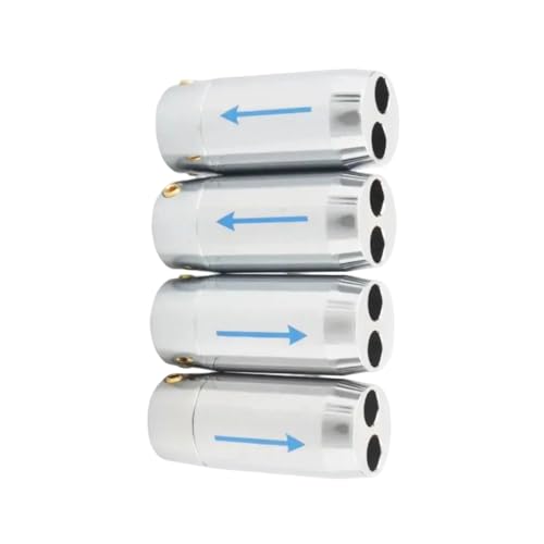 LLINthy Y-Splitter für Lautsprechersysteme, Aluminium, HiFi-Lautsprecher, Y-Splitter, 1 zu 2 Lautsprecher, 4 Stück LLINthy Y-Splitter für Lautsprechersysteme, Aluminium, HiFi-Lautsprecher, Y-Splitter, 1 zu 2 Lautsprecher, 4 Stück von LLINthy