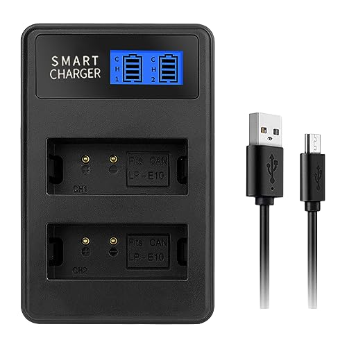LP E10 LCD Display Batteriek USB Aufladen für 1100D 1200D T3 Digitalkameras LP E10 LCD Display Batteriek USB Aufladen für 1100D 1200D T3 Digitalkameras von LLINthy