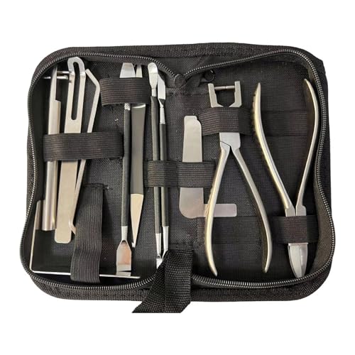 Multifunktionales Saxophon-Wartungswerkzeug, Legierung, Schlüsselschlüssel und Federzange, Saxophon-Reparatur-Set, Instrumenten-Reparatur-Set von LLINthy