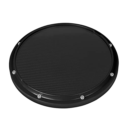 Schlagzeug-Übungspad mit echtem Schlagzeuggefühl, 30,5 cm, Karbonfaser, Percussion-Pad für Reisen, leises Spielen Schlagzeug-Übungspad mit echtem Schlagzeuggefühl, 30,5 cm, Karbonfaser, Percussion-Pad für Reisen, leises Spielen von LLINthy