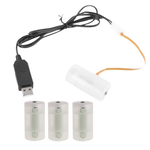 USB auf 6 V LR14 C Batterie-Eliminatoren, Batterie-Netzteil-Adapter für LED-Lichttischuhren, Elektronik USB auf 6 V LR14 C Batterie-Eliminatoren, Batterie-Netzteil-Adapter für LED-Lichttischuhren, Elektronik von LLINthy