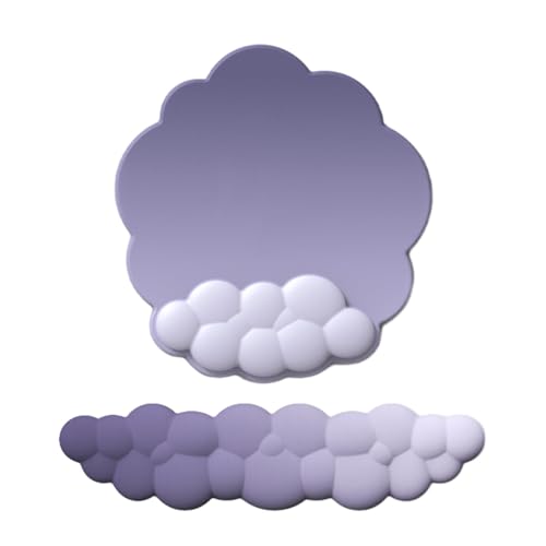 Wolkenförmige Handgelenkauflage, bunt, PU, weicher Memory-Schaum, Matte für Gaming-Mauspad Wolkenförmige Handgelenkauflage, bunt, PU, weicher Memory-Schaum, Matte für Gaming-Mauspad von LLINthy