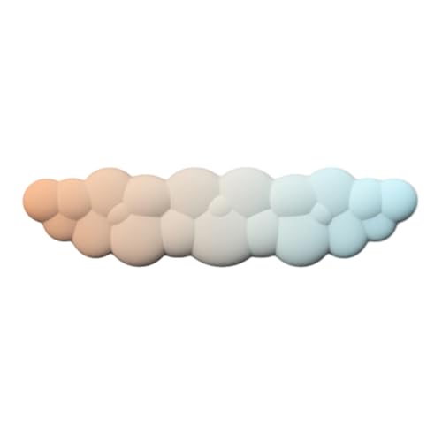 Wolkenförmige Handgelenkauflage, bunt, PU, weicher Memory-Schaum, Matte für Gaming-Mauspad Wolkenförmige Handgelenkauflage, bunt, PU, weicher Memory-Schaum, Matte für Gaming-Mauspad von LLINthy