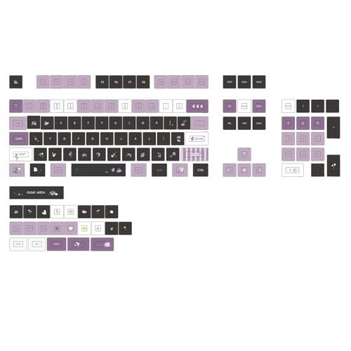 XDA Tastenkappen-Set mit 127 Tasten, Blumenmuster, wärmesublimiert, verbessert die Haltbarkeit und elegantes Design für mechanische Tastaturen XDA Tastenkappen-Set mit 127 Tasten, Blumenmuster, wärmesublimiert, verbessert die Haltbarkeit und elegantes Design für mechanische Tastaturen von LLINthy