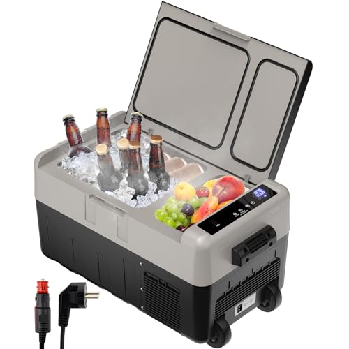 LLIVEKIT Kühlbox, 30 L Kompressorkühlbox, Mini Kühlschrank für Auto Steckdose, tragbare Gefrierbox 12/24 V, -20 °C bis 20 °C, für Auto Lkw Wohnmobil Boot Zuhause von LLIVEKIT