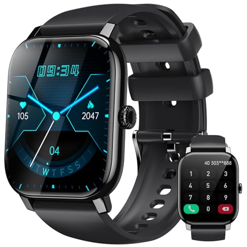 LLKBOHA Smartwatch Herren - 1,85 Zoll Touchscreen Smart Watch mit Telefonfunktion, Fitness Watch mit Herzfrequenzmonitor Schlafmonitor Schrittzähler,IP68 Wasserdicht für Android iOS LLKBOHA Smartwatch Herren - 1,85 Zoll Touchscreen Smart Watch mit Telefonfunktion, Fitness Watch mit Herzfrequenzmonitor Schlafmonitor Schrittzähler,IP68 Wasserdicht für Android iOS von LLKBOHA