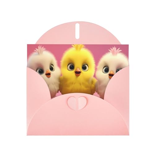 LLKGOT Dumb Chick Bilder-Grußkarte – Premium-Perlglanz-Papier, doppelseitiges Perlmutt-Design LLKGOT Dumb Chick Bilder-Grußkarte – Premium-Perlglanz-Papier, doppelseitiges Perlmutt-Design von LLKGOT