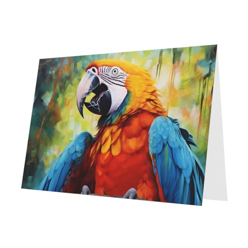 LLKGOT Dumb Parrot. Bilder-Grußkarte – Premium-Perlglanz-Papier, doppelseitiges Perlglanz-Design LLKGOT Dumb Parrot. Bilder-Grußkarte – Premium-Perlglanz-Papier, doppelseitiges Perlglanz-Design von LLKGOT